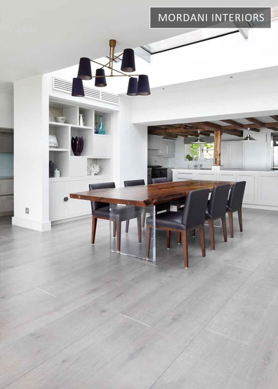 Grey Stuart Oak Spc Wooden Flooring